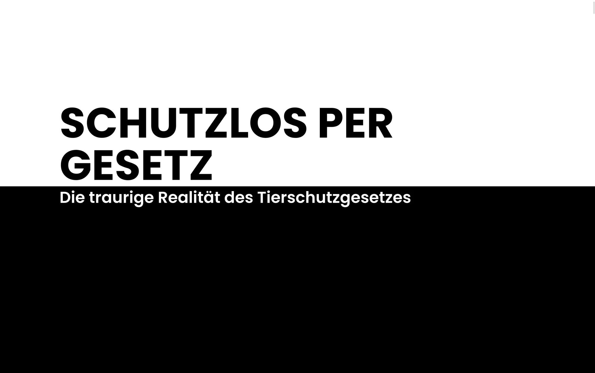 Schutzlos per Gesetz — Webseiten